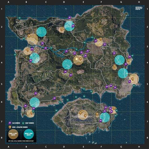 PUBG Datamined Map.